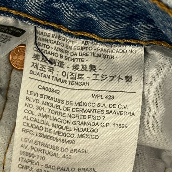 Levi's Mens 501 93 Jeans Size 38 Button Fly Egypt 90s Grunge Straight Normcore - Picture 8 of 11